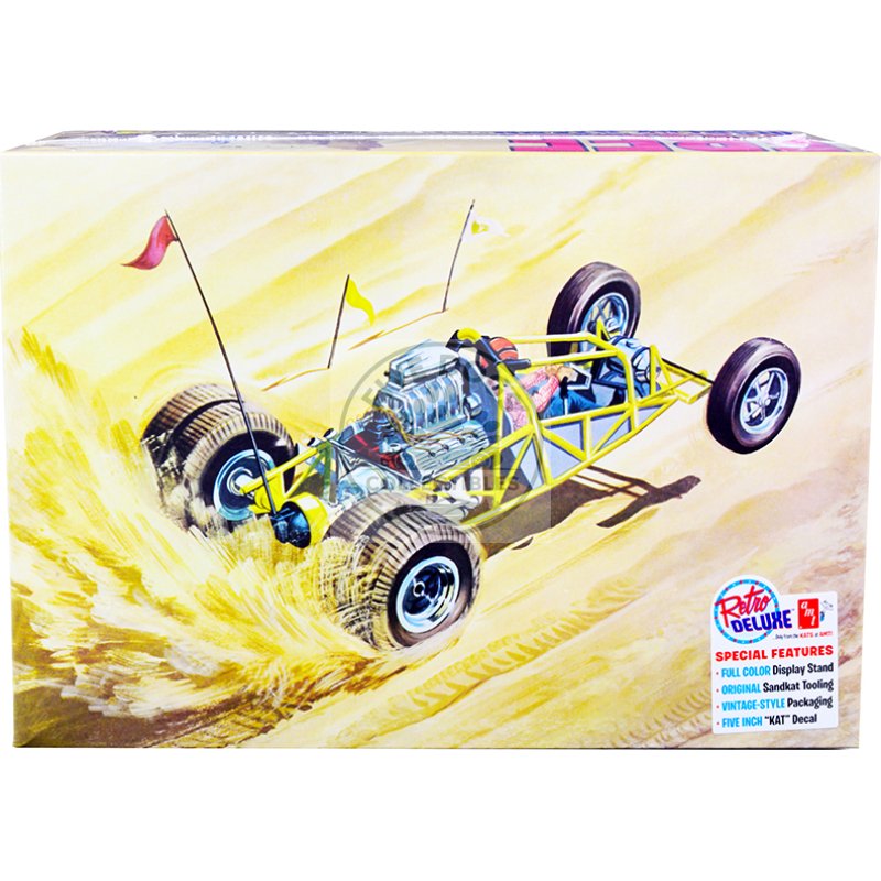 skill 2 model kit sandkat dune dragster 1/25 scale model by amt