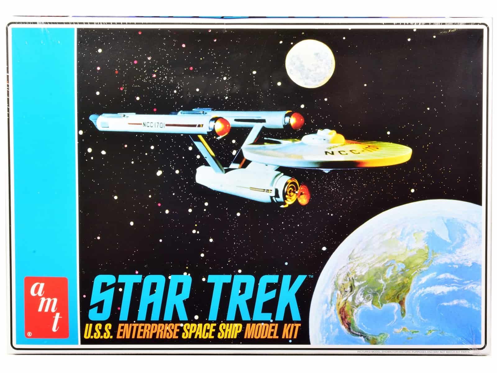 Star Trek U.S.S. Enterprise Space Ship Model Kit Star Trek U.S.S. Enterprise spaceship model kit for collectors and fans.