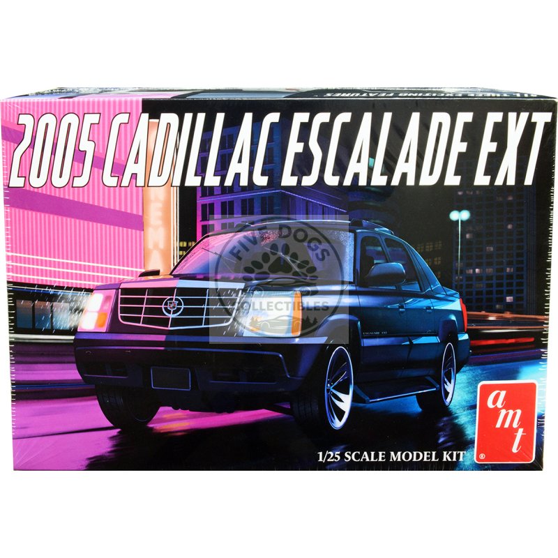 skill 2 model kit 2005 cadillac escalade ext 1/25 scale model by amt