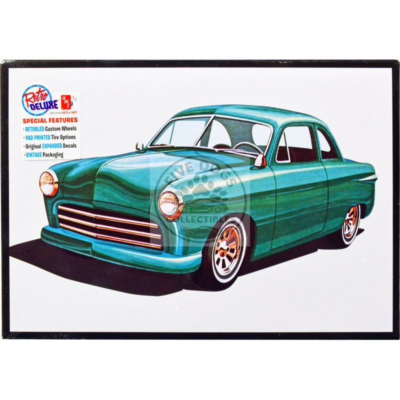 skill 2 model kit 1949 ford coupe "the 49'er" 3 in 1 kit 1/25 scale model by amt