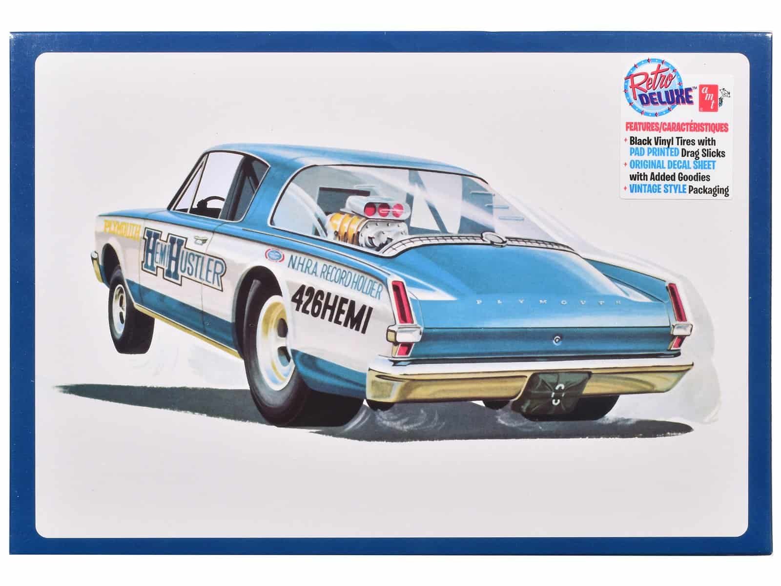 Vintage NHRA Funny Car Collectible - 426 HEMI Design Vintage NHRA Funny Car collectible with 426 HEMI engine and retro graphics.