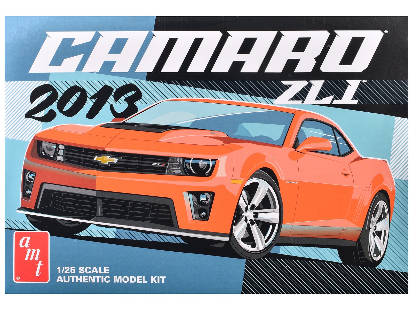 skill 2 model kit 2013 chevrolet camaro zl1 1/25 scale model by amt skill 2 model kit 2013 chevrolet camaro zl1 1/25 scale model by amt