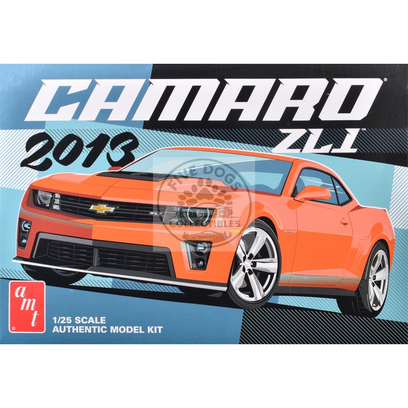 skill 2 model kit 2013 chevrolet camaro zl1 1/25 scale model by amt