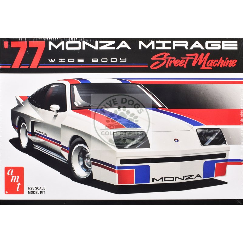 skill 2 model kit 1977 chevrolet monza mirage wide body "street machine" 1/25 scale model by amt