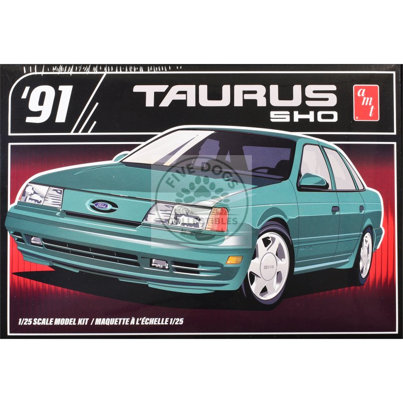 skill 2 model kit 1991 ford taurus sho 1/25 scale model by amt