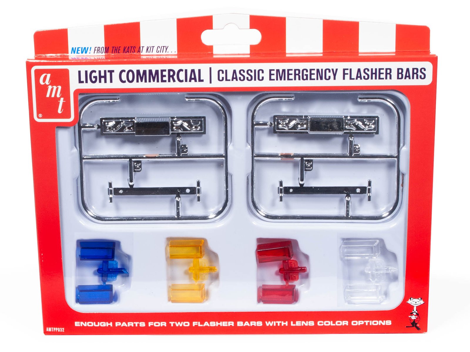 skill 2 model kit light commercial classic emergency flasher bars set of 10 pieces for 1/25 scale model by amt skill 2 model kit light commercial classic emergency flasher bars set of 10 pieces for 1/25 scale model by amt