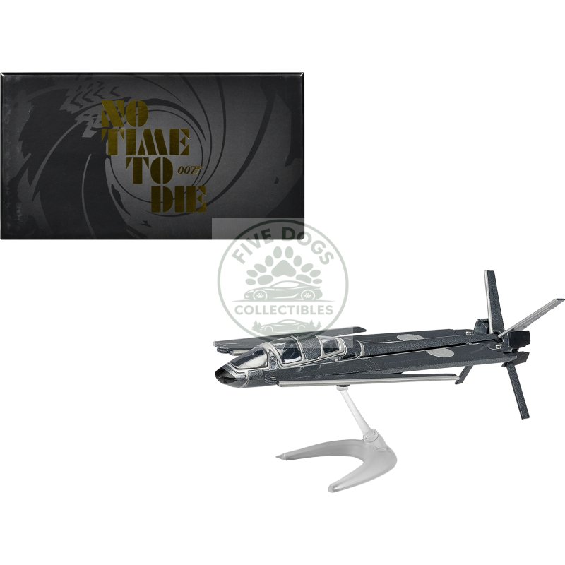 q glider gray metallic james bond 007 "no time to die" (2021) movie diecast model by corgi