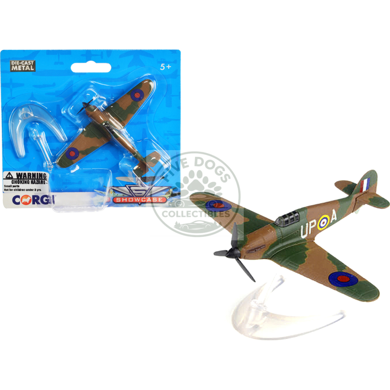 hawker hurricane fighter aircraft "raf" "showcase" series diecast model by corgi