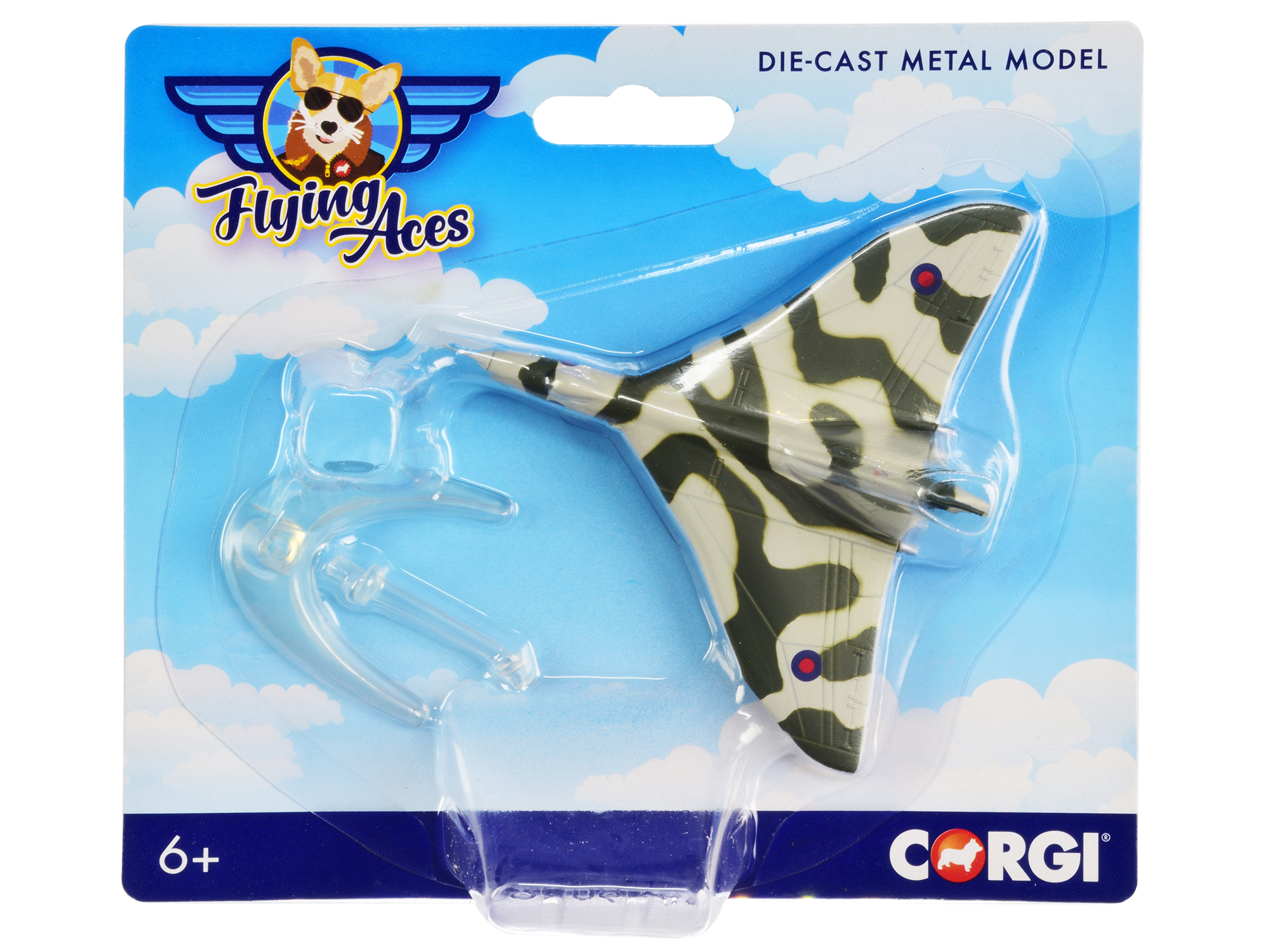 avro vulcan strategic bomber aircraft "raf" "flying aces" series diecast model by corgi avro vulcan strategic bomber aircraft "raf" "flying aces" series diecast model by corgi