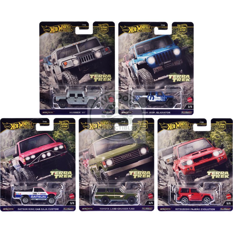 "terra trek" 5 piece set "car culture" 2024 series c diecast model cars by hot wheels
