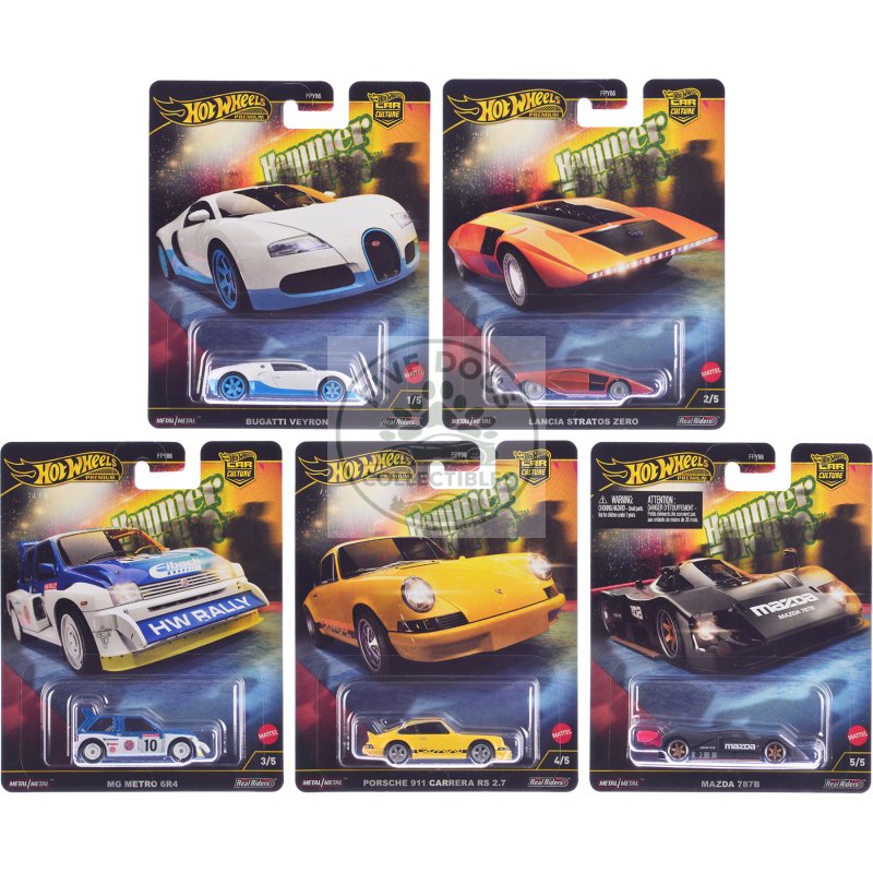 "hammer drop" 5 piece set "car culture" 2024 series f diecast model cars by hot wheels