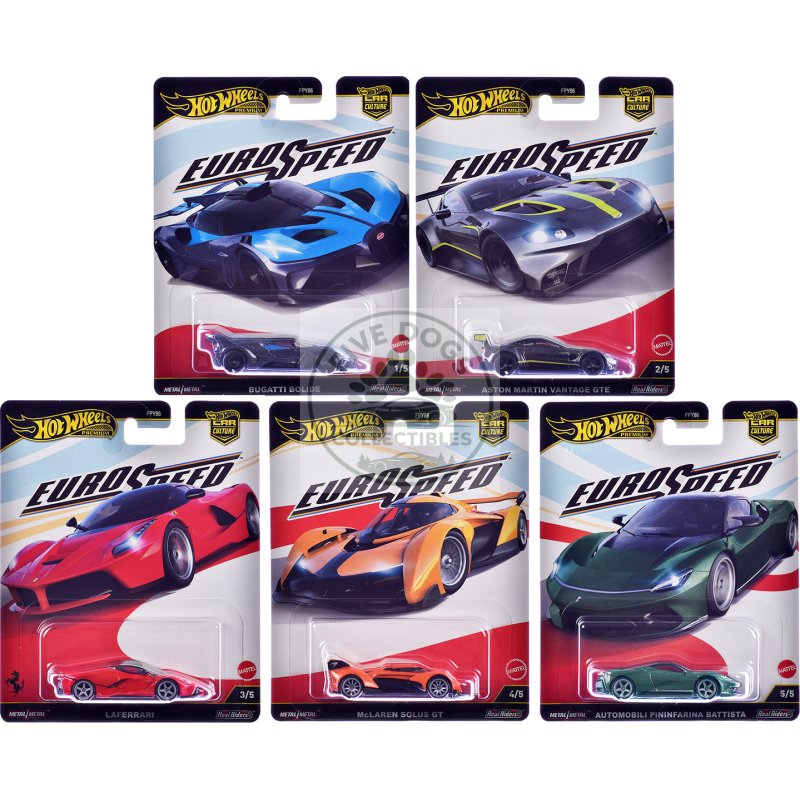 "euro speed" 5 piece set "car culture" 2025 series l diecast model cars by hot wheels