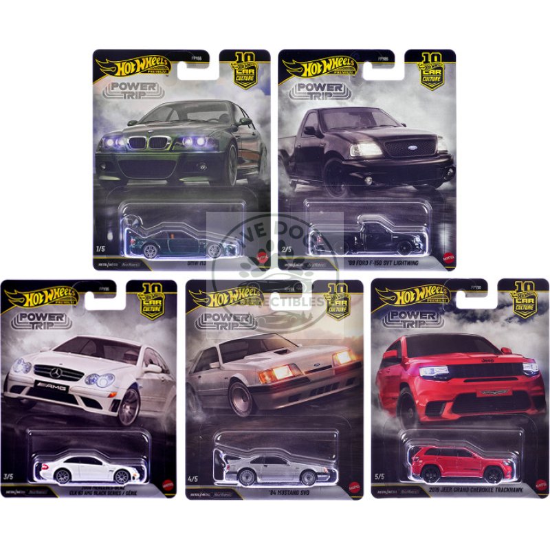 "power trip" 5 piece set "car culture" 2026 series r diecast model cars by hot wheels