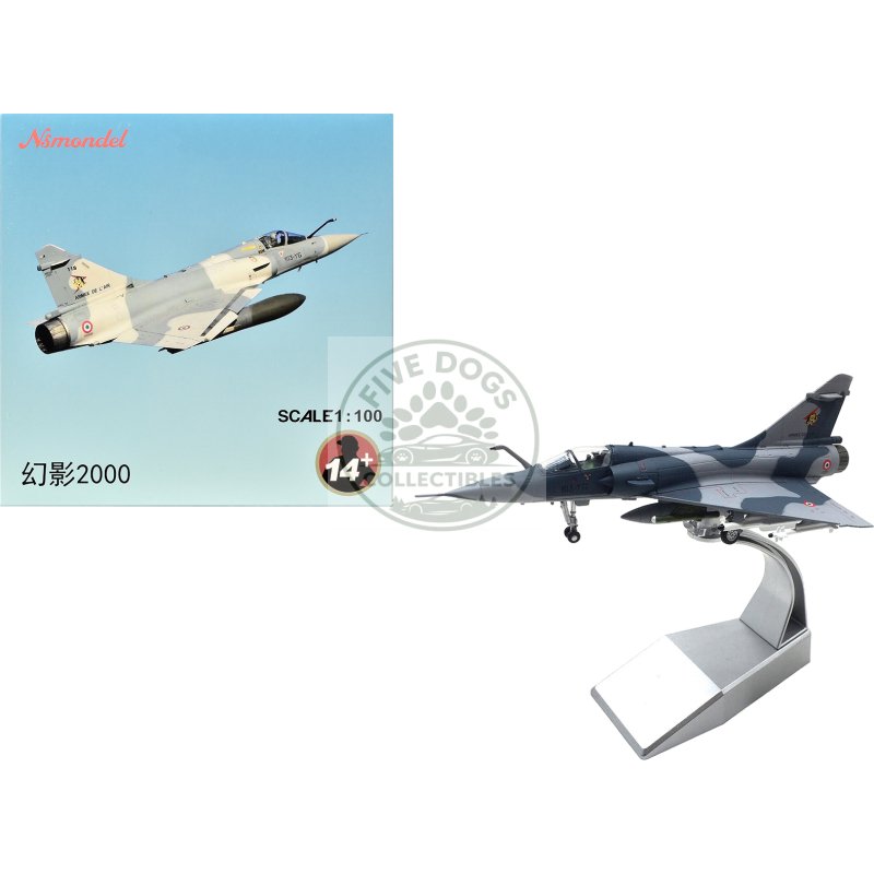 dassault mirage 2000c fighter aircraft "ec 1/12 cambresis spa 162 tigre nato tiger meet belgium" (2009) armee de l'air (french air force) 1/100 diecast model airplane