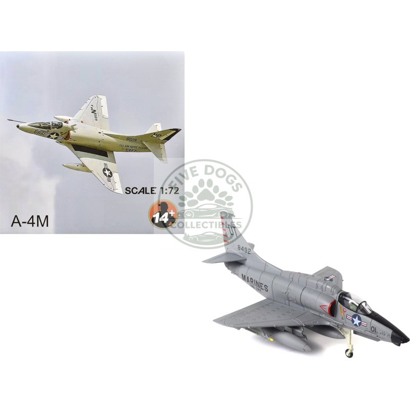 douglas a 4d skyhawk aircraft "vma 242 bats nas key west 1962 missile crisis" united states marine corps 1/72 diecast model airplane