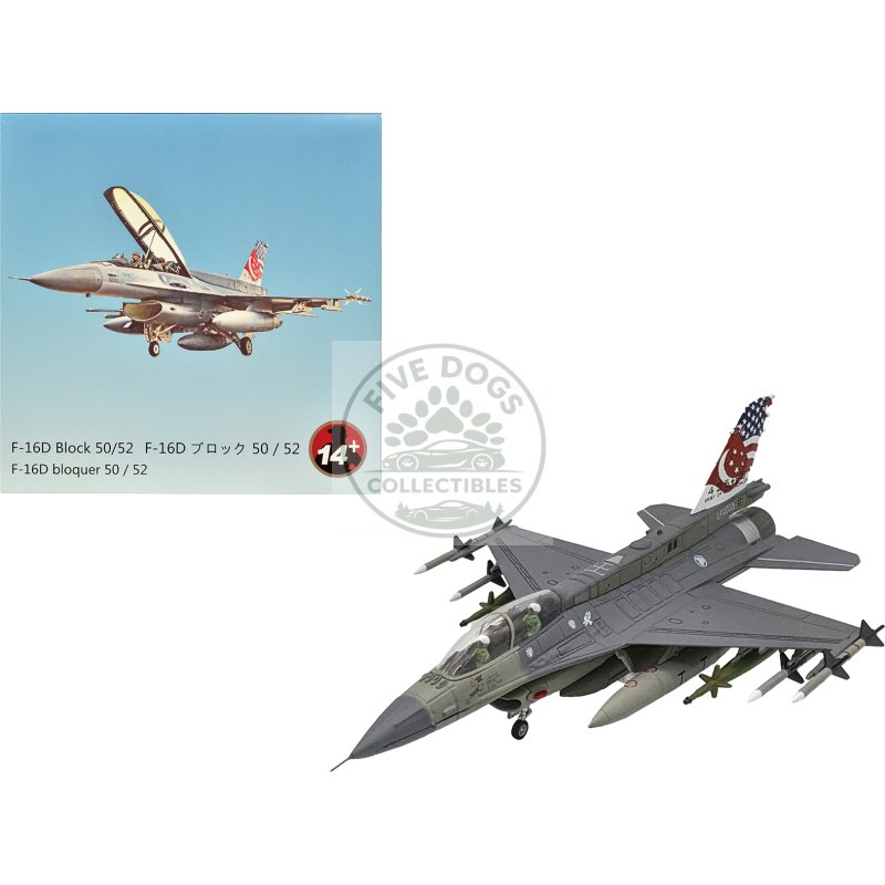general dynamics f 16d fighting falcon fighter aircraft "425th fighter squadron best of both worlds peace carvin ii 25th anniversary livery 56th fighter wing luke afb" (2018) united states air force 1/72 diecast model airplane
