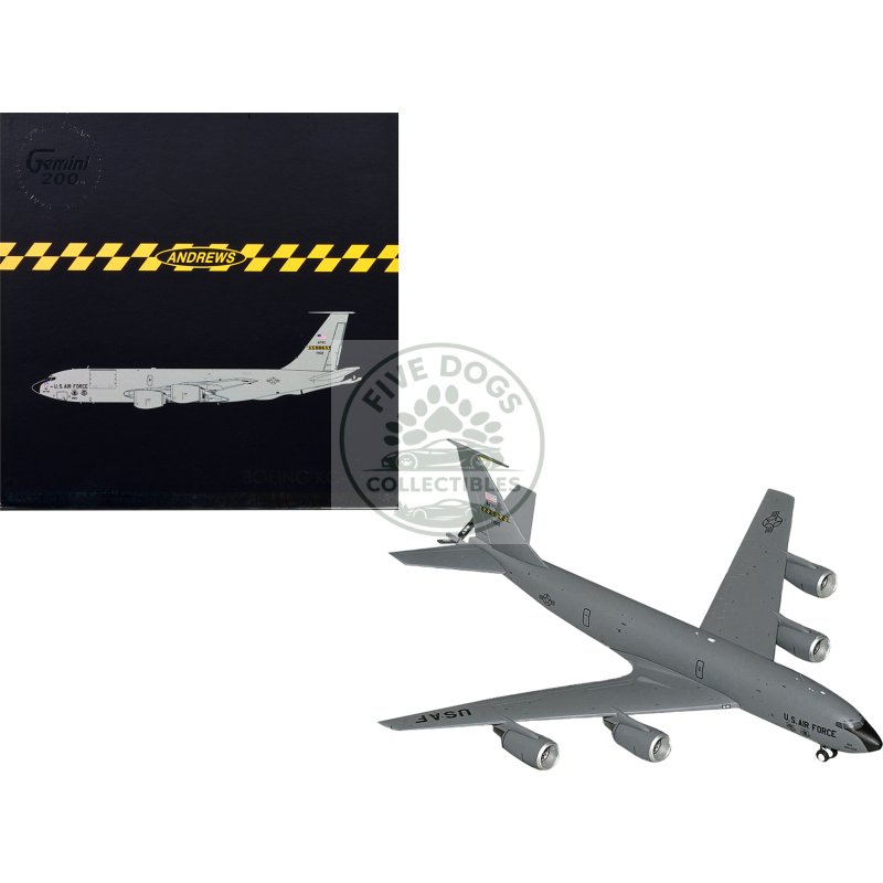 boeing kc 135 stratotanker tanker aircraft "459th arw 756th ars andrews air force base" united states air force "gemini 200" series 1/200 diecast model airplane by geminijets