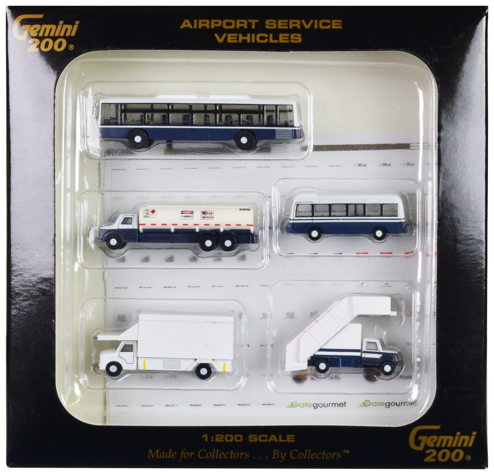 airport service vehicles set of 5 pieces "gemini 200" series diecast models by geminijets airport service vehicles set of 5 pieces "gemini 200" series diecast models by geminijets