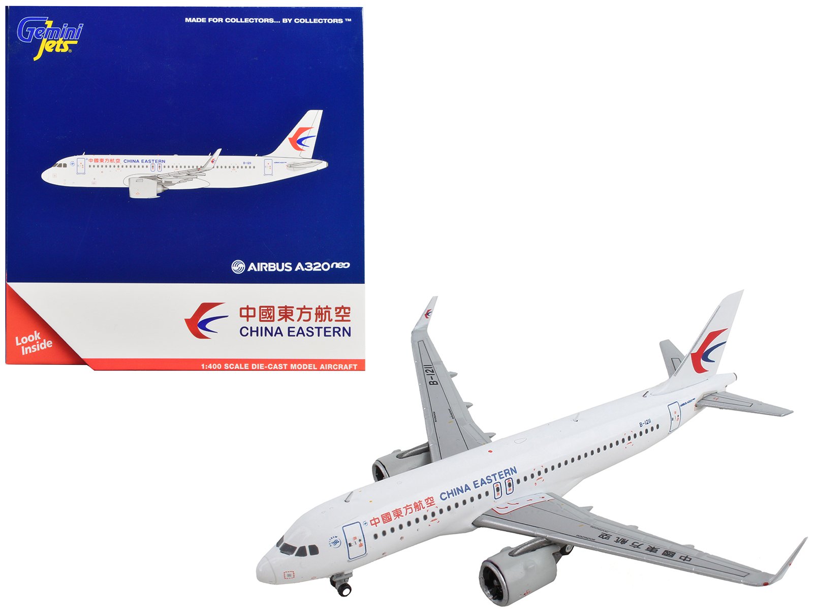 airbus a320neo commercial aircraft "china eastern airlines" white 1/400 diecast model airplane by geminijets airbus a320neo commercial aircraft "china eastern airlines" white 1/400 diecast model airplane by geminijets