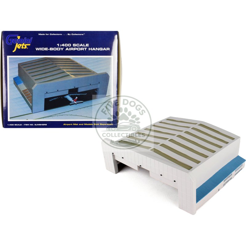 wide body aircraft hangar for 1/400 scale models by geminijets