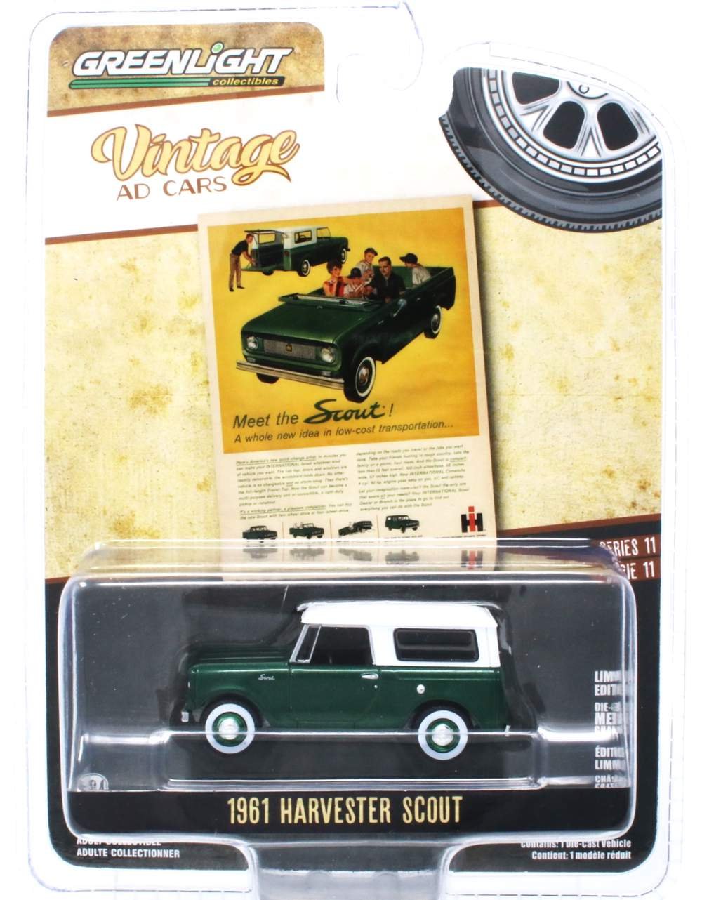 greenlight vintage ad cars 1961 harvester scout greenlight vintage ad cars 1961 harvester scout