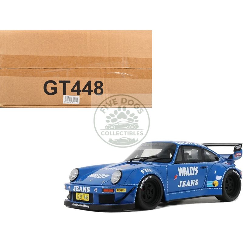 rwb bodykit "osho arrow" blue 1/18 model car by gt spirit
