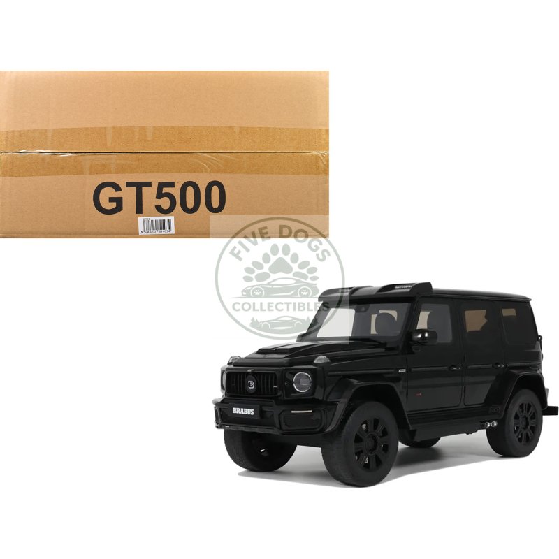 2023 mercedes benz brabus g800 4x4 black 1/18 model car by gt spirit