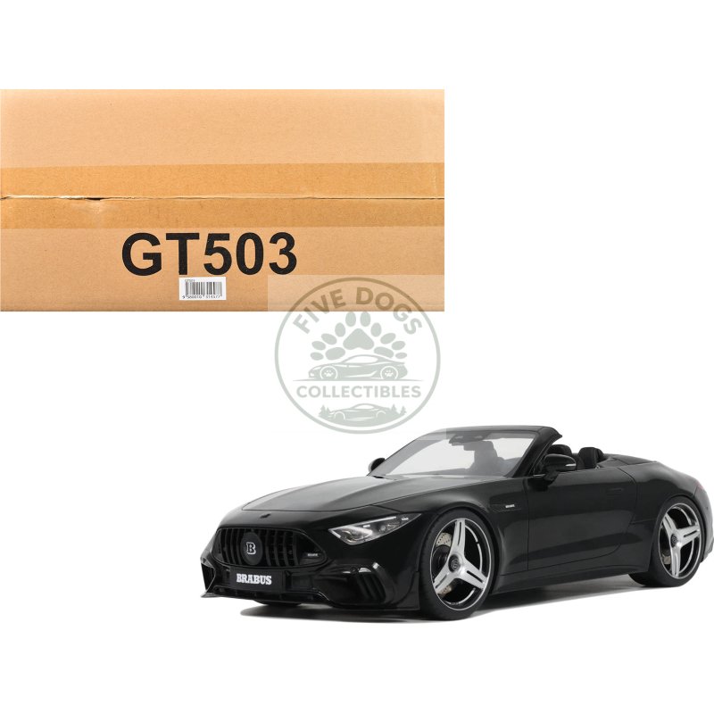 brabus 750 bodo buschmann edition obsidian black 1/18 model car by gt spirit