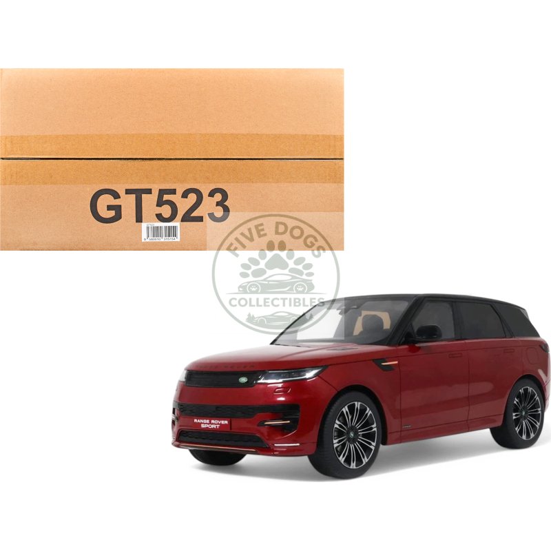 2022 range rover sport firenze red metallic 1/18 model car by gt spirit