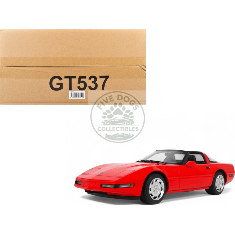 1995 chevrolet corvette c4 convertible torch red 1/18 model car by gt spirit