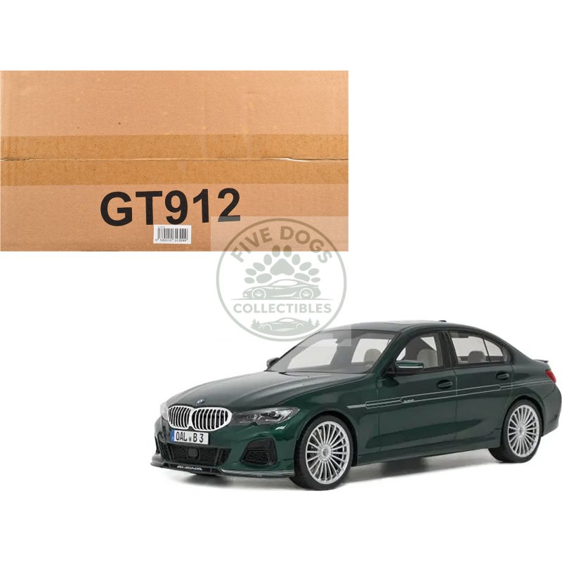 bmw alpina b3 green metallic 1/18 model car by gt spirit
