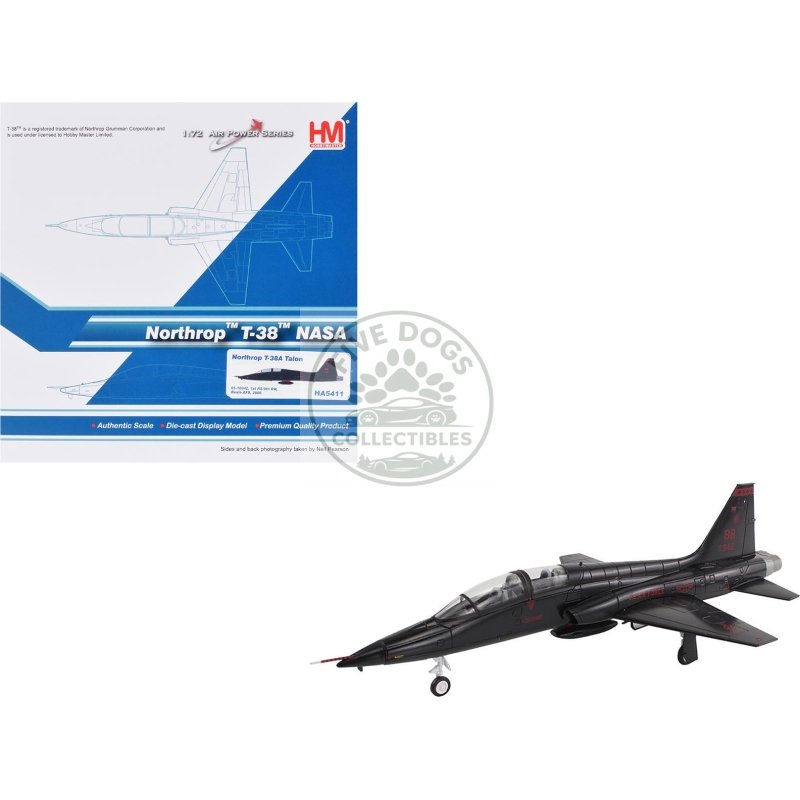 northrop t 38a talon aircraft "65 10342 1st reconnaissance squadron 9th reconnaissance wing beale air force base" (2006) united states air force "air power series" 1/72 diecast model by hobby master