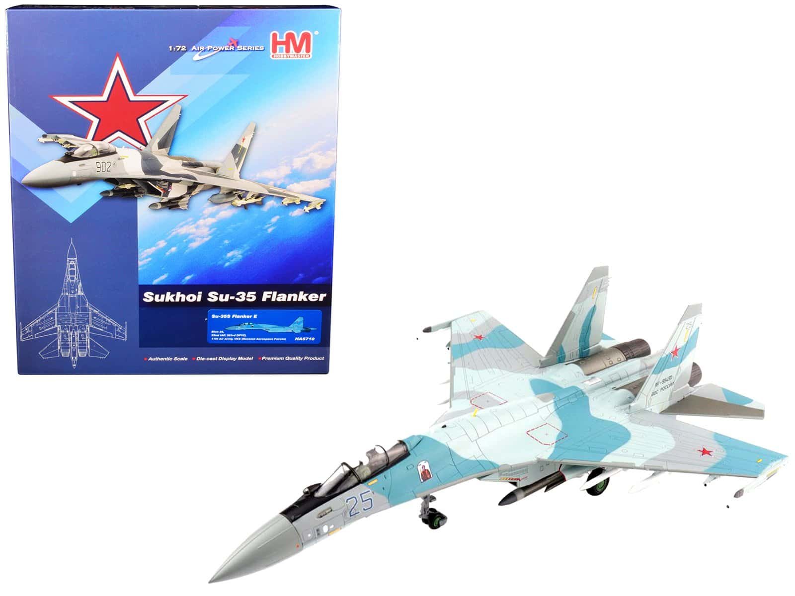 Sukhoi Su-35 Flanker Model Kit Detailed Sukhoi Su-35 Flanker model aircraft kit for collectors and enthusiasts.