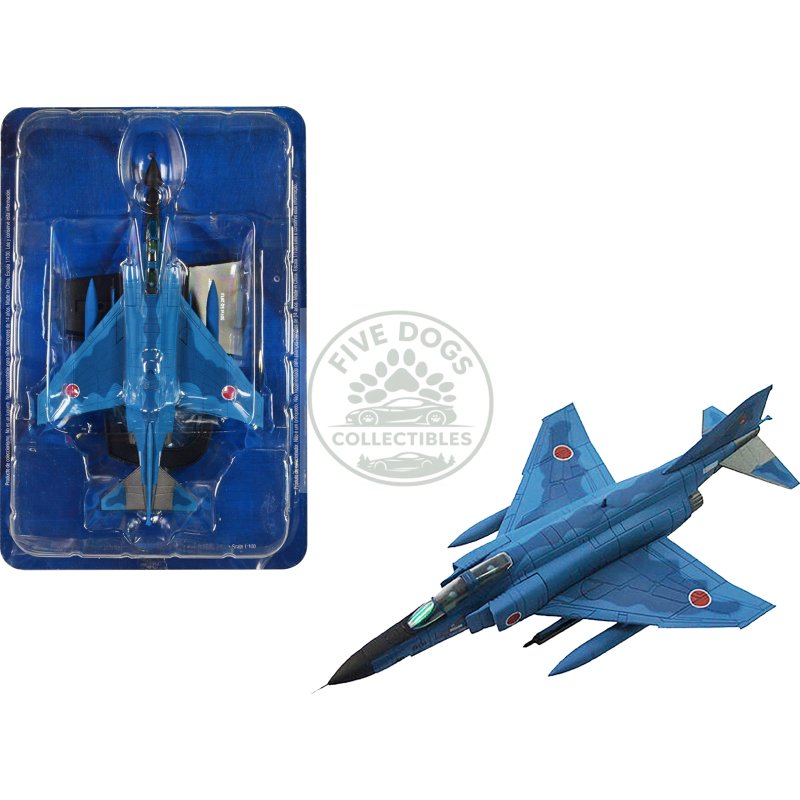 mcdonnell douglas rf 4e "recon phantom" aircraft "501st squadron" (2015) japan air self defense force 1/100 diecast model by hachette collections