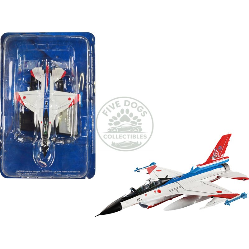mitsubishi f 2b fighter aircraft "air development and test wing 60th anniversary" (2015) japan air self defense force 1/100 diecast model by hachette collections