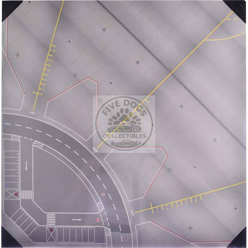 airport apron/tower cardboard ground plates for 1/200 scale models by herpa