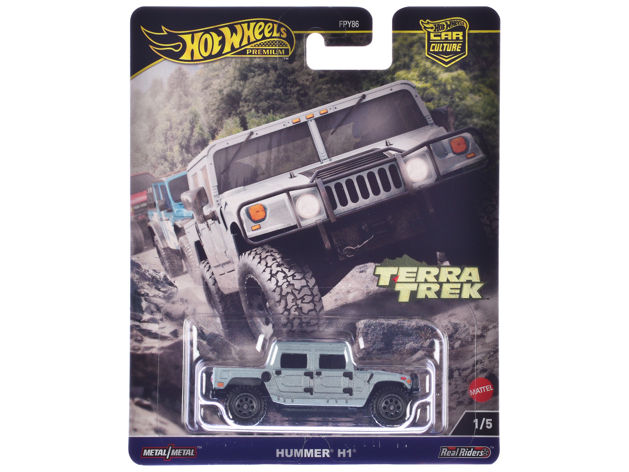 hummer h1 pickup truck gray metallic "terra trek" series diecast model car by hot wheels hummer h1 pickup truck gray metallic "terra trek" series diecast model car by hot wheels
