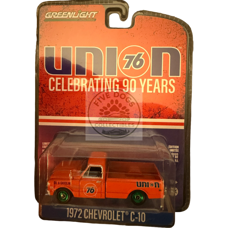 greenlight anniversary series 1972 chevrolet c 10 union 76 90th anniversary chase