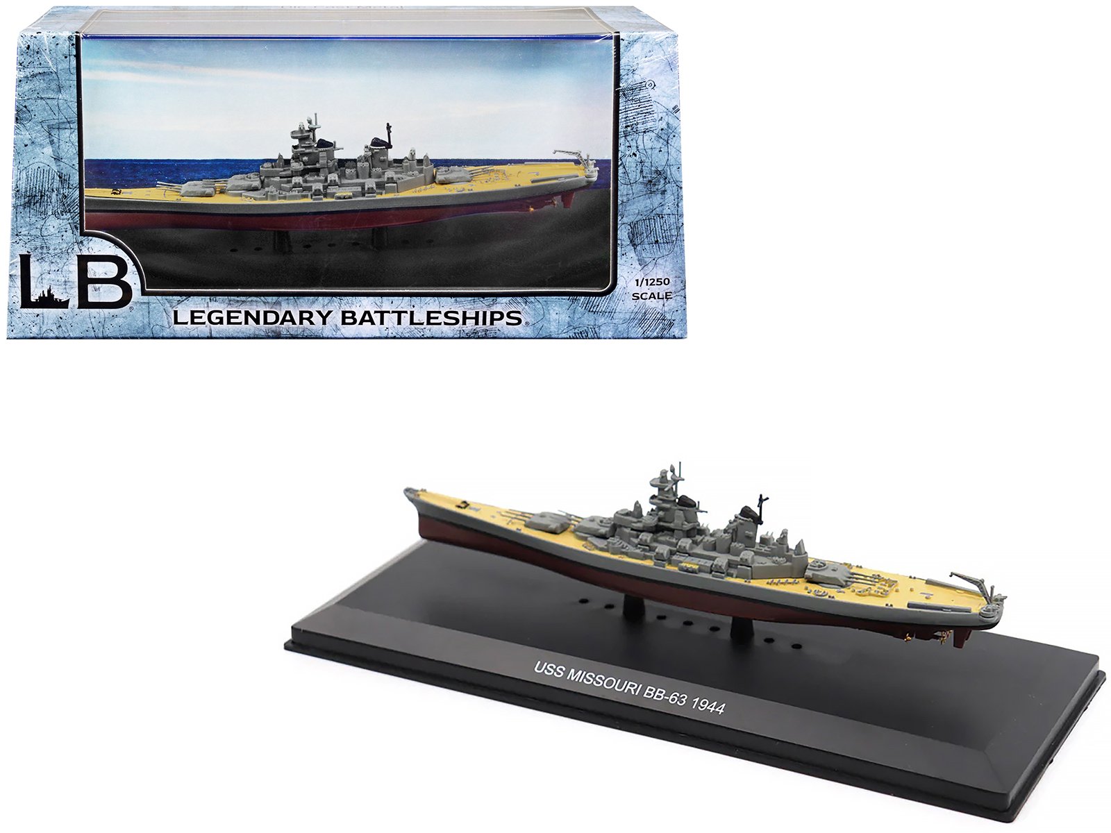 uss missouri bb 63 battleship (1944) 1/1250 diecast model by legendary battleships uss missouri bb 63 battleship (1944) 1/1250 diecast model by legendary battleships