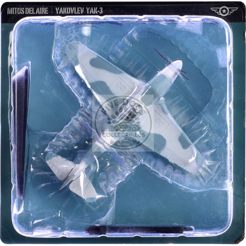 yakovlev yak 3 fighter aircraft "14th gviap vvs of the baltic fleet semen rogovoy" soviet air force (1944) "planes of world war ii" series 1/72 diecast model airplane by luppa