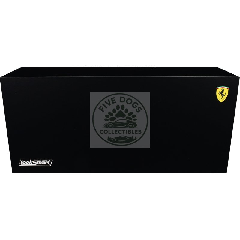 ferrari sf 24 #16 charles leclerc 3rd place formula one f1 "saudi arabia gp" (2024) with acrylic display case 1/18 model car by looksmart