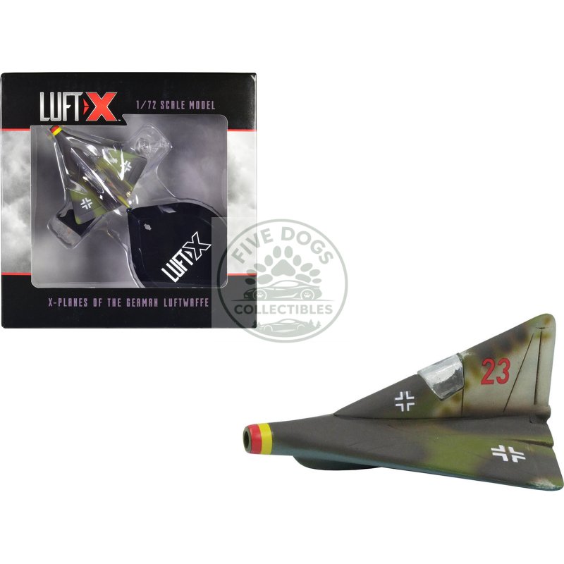 lippisch p.13a aircraft prototype #23 german luftwaffe model 1/72 model by luft x