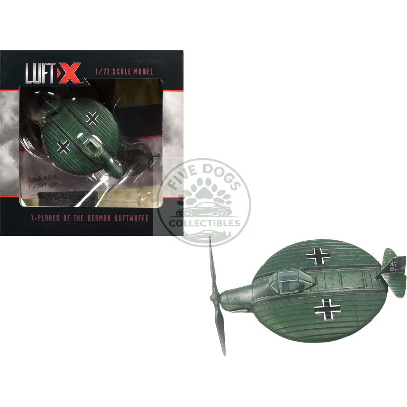 sack as 6 aircraft prototype "german luftwaffe" 1/72 model by luft x