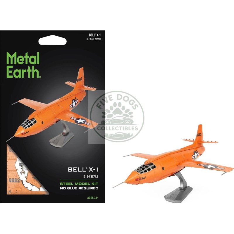 model kit bell x 1 aircraft "united states air force" (moderate difficulty) steel model by metal earth