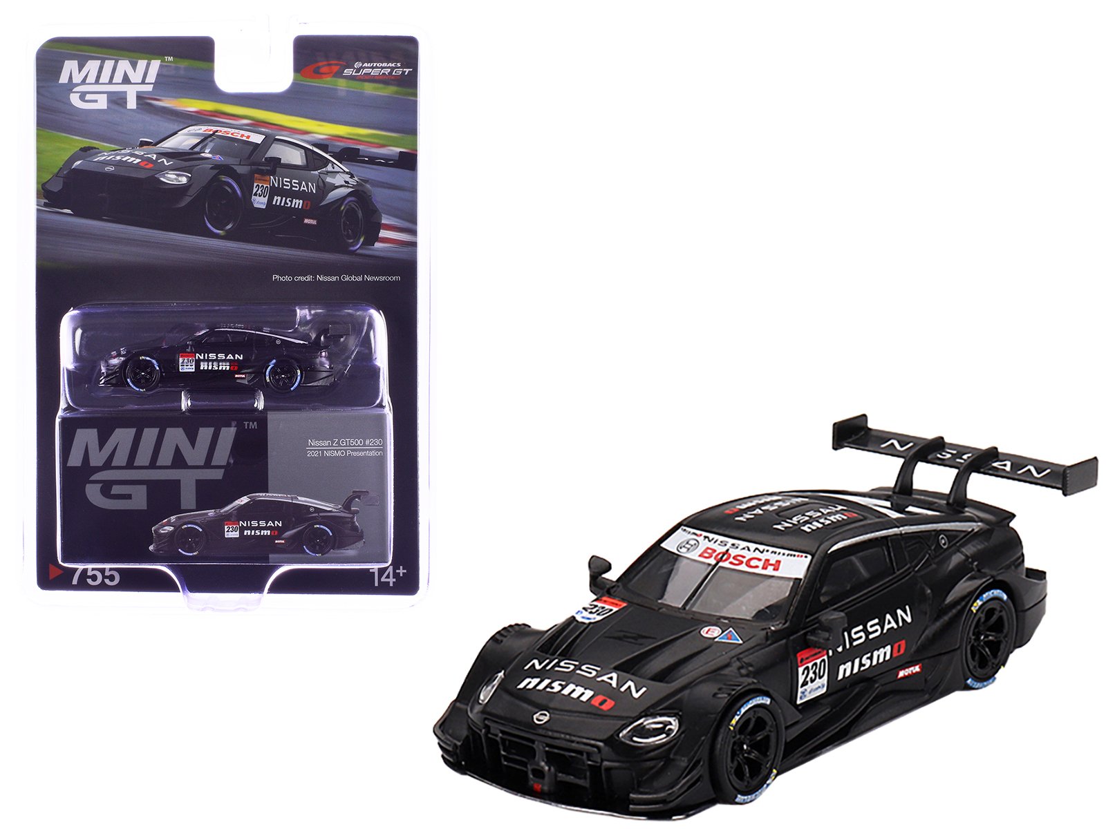 nissan z gt500 #230 "nismo presentation" "super gt series" (2021) limited edition 1/64 diecast model car by mini gt nissan z gt500 #230 "nismo presentation" "super gt series" (2021) limited edition 1/64 diecast model car by mini gt