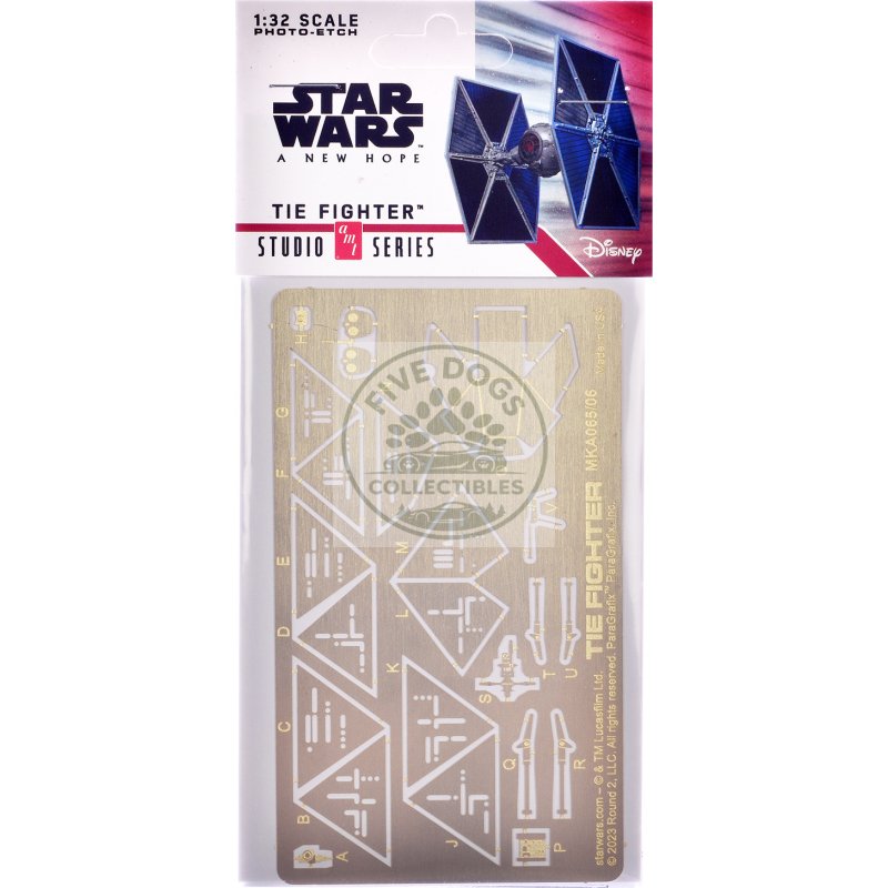 photoetch set for "star wars: a new hope" tie fighter kit 1/32 scale by amt