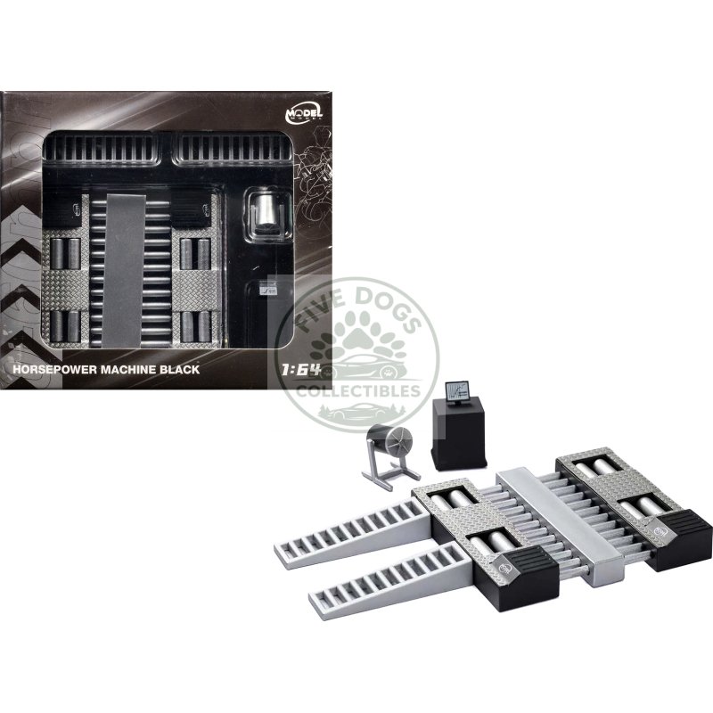 horsepower machine black 1/64 diecast model by model model