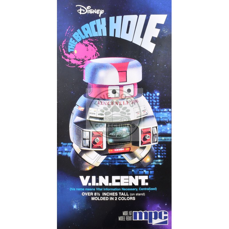 skill 2 model kit v.i.n.cent. robot "the black hole" (1979) movie 1/6 scale model by mpc