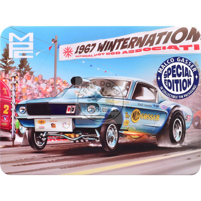 skill 2 model kit ohio george's malco gasser with collector's tin 1/25 scale model by mpc