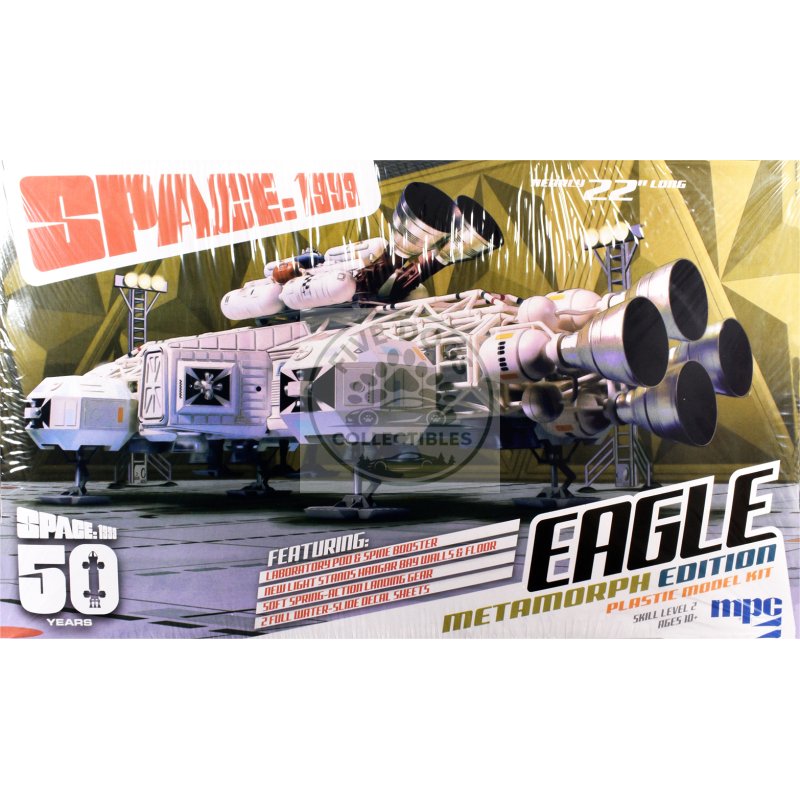 skill 2 model kit eagle transporter metamorph edition "space: 1999" (1975 1977) tv series 1/48 scale model by mpc